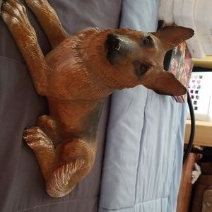 German Shepherd Statue